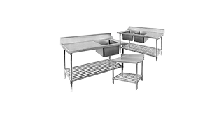 Dishwasher Benches and Sinks