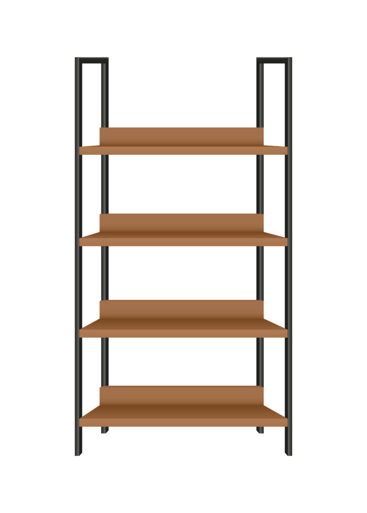 4 tier storage shelving