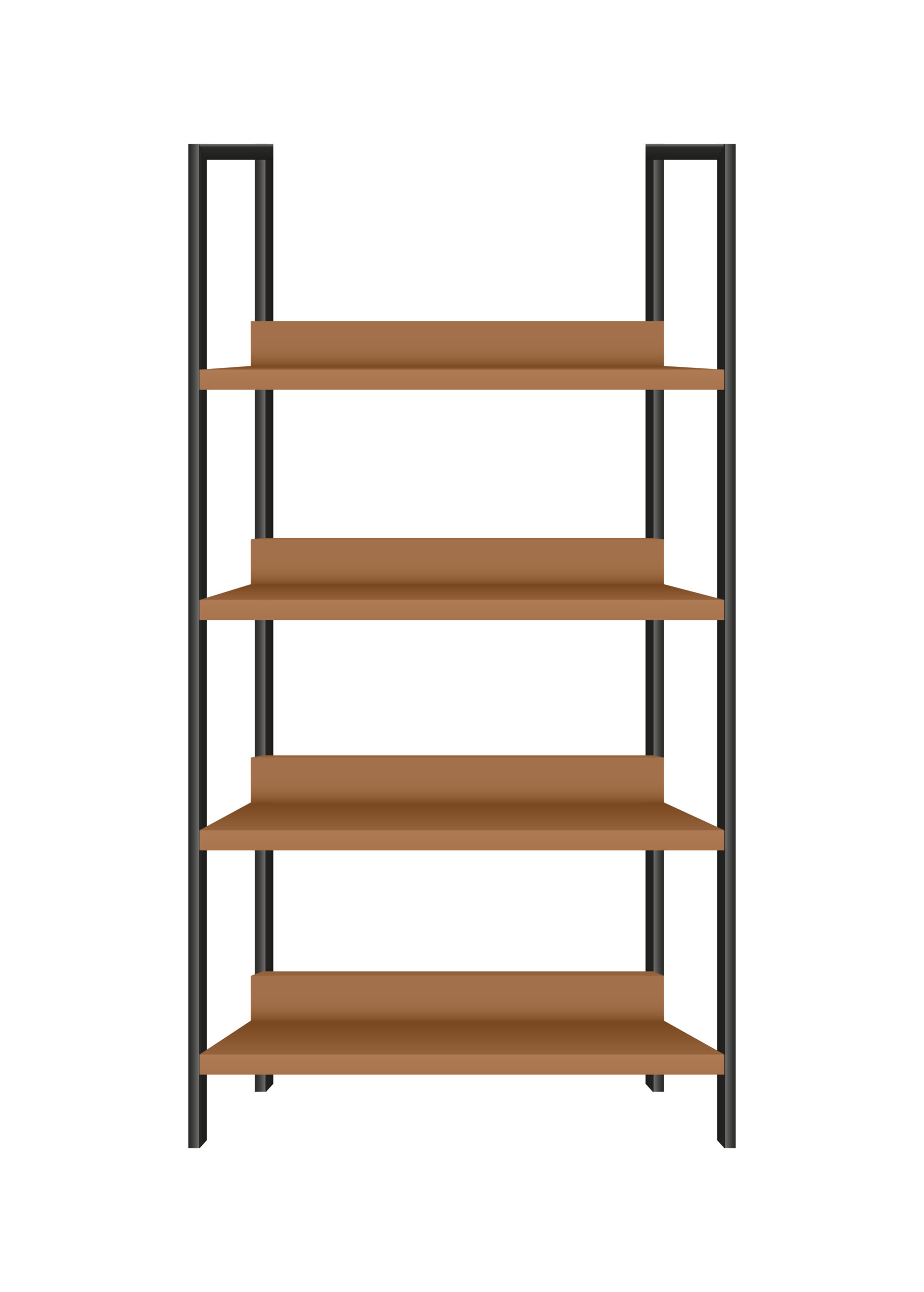 4 tier storage shelving